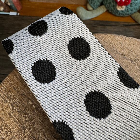 Wide Polka Dot Purse Strap Crossbody Guitar Strap NEW FAST SHIP - Picture 3 of 4